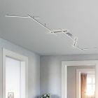 Plafon moderno níquel, Kandla, 20W, LED 3000K