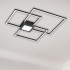 Plafon moderno antracite, Kimoni, 38W, LED 3000K