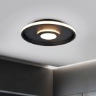 Candeeiro de teto para casa de banho moderno preto, Kayla, 35W, LED 3000K, IP44