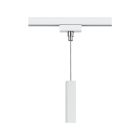 Adaptador de suspensão para spots de trilho bifásicos, branco