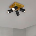 Foco de teto moderno preto, Kaso