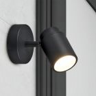 Foco de teto para casa de banho moderno preto, Nelis, IP44