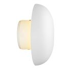 Candeeiro de parede recarregável de metal branco, Khaoula, 1,5W, LED 3000K, regulável em 3 níveis