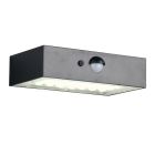 Candeeiro de parede exterior solar moderno preto, Numan, IP65