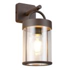 Candeeiro para exterior moderno cor de ferrugem, Piter, IP44
