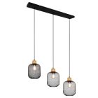 Candeeiro suspenso vintage preto, Cristel