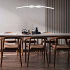 Candeeiro suspenso design branco, Quirinus, 18W, LED 4000K