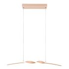 Candeeiro suspenso design castanho, Quirinus, 18W, LED 4000K