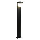 Candeeiro de pé exterior solar moderno preto, Kadija, 5,5W, LED 4000K, IP44