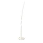 Candeeiro de pé design branco, Quirinus, 19W, LED 4000K, com interruptor