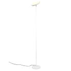 Candeeiro de pé moderno branco, Shahid, 17W, LED ajustável de branco quente a branco frio, com dimmer tátil