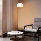 Candeeiro de pé recarregável moderno branco, Dustin, 2,5W, LED 3000K, regulável em 3 níveis