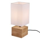 Candeeiro de mesa moderno castanho, Job, com interruptor