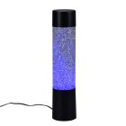 Candeeiro de mesa moderno preto, Umar, 1W, LED RGB, com interruptor