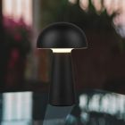 Candeeiro de mesa exterior moderno preto, Rachelle, 2W, LED 3000K, IP44, com interruptor