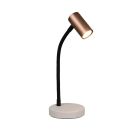 Candeeiro de mesa moderno castanho, Suradj, com interruptor