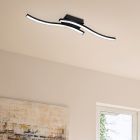 Plafon moderno preto, Go, 5W, LED 3000K