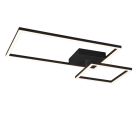 Plafon moderno preto, Binc, 25W, LED 4000K, regulável em 3 níveis