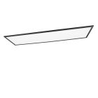 Plafon moderno preto, Marlise, 33,5W, LED ajustável de branco quente a branco frio, com comando à distância