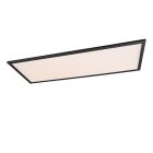Plafon moderno preto, Marlise, 33,5W, LED ajustável de branco quente a branco frio, com comando à distância