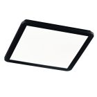 Candeeiro de teto para casa de banho moderno preto, Gistrup, 24W, LED 3000K, IP44