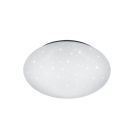 Plafon moderno branco, Neda, 18W, LED ajustável de branco quente a branco frio, com comando à distância