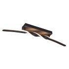 Candeeiro de teto design preto, Quirinus, 18W, LED 4000K