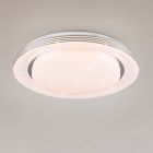 Plafon moderno branco, Alpha, 18W, LED ajustável de branco quente a branco frio, com comando à distância