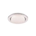 Plafon moderno branco, Alpha, 22W, LED ajustável de branco quente a branco frio, com comando à distância
