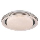 Plafon moderno branco, Alpha, 10,5W, LED ajustável de branco quente a branco frio, com comando à distância
