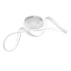 Candeeiro de teto design branco, Renso, 28W, LED 4000K, regulável em 3 níveis