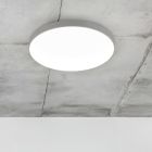 Plafon de plástico cinzento, Sharde, 18W, LED 4000K, IP44