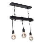 Candeeiro de teto preto industrial, Kezban