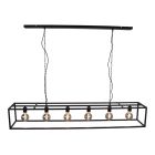 Candeeiro suspenso preto industrial, Redox