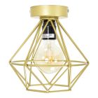 Candeeiro de teto dourado industrial, Merlon