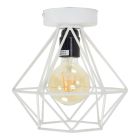 Candeeiro de teto branco industrial, Merlon