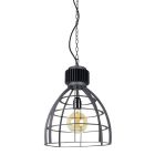 Candeeiro suspenso preto industrial, Redstar