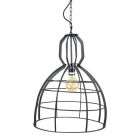 Candeeiro suspenso preto industrial, Lewis