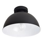 Candeeiro de teto preto industrial, Redon