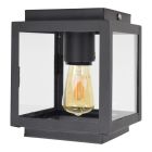 Candeeiro de teto preto industrial, Mendor