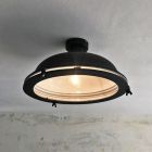 Candeeiro de teto preto industrial, Liga