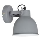 Aplique de parede cinzento industrial, Redon