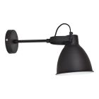 Aplique de parede preto industrial, Locker