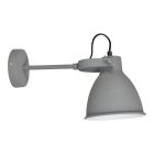 Aplique de parede cinzento industrial, Locker
