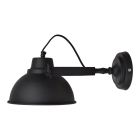 Aplique de parede preto industrial, Fellen