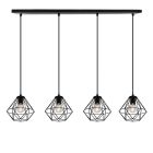 Candeeiro suspenso preto industrial, Jochem