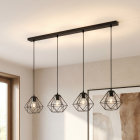 Candeeiro suspenso preto industrial, Jochem