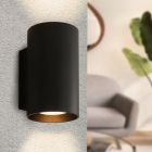 Candeeiro up down preto moderno, Sandy