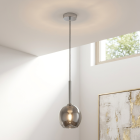 Candeeiro suspenso cromo design, Gwendolynn