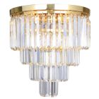 Candeeiro de teto dourado design, Kajol
